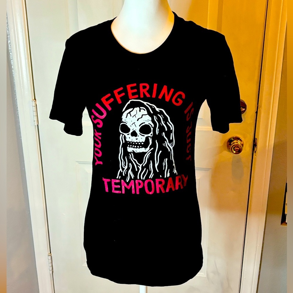 Wicked clothes | unisex size xxx nwot | your suffering is temporary graphic tee